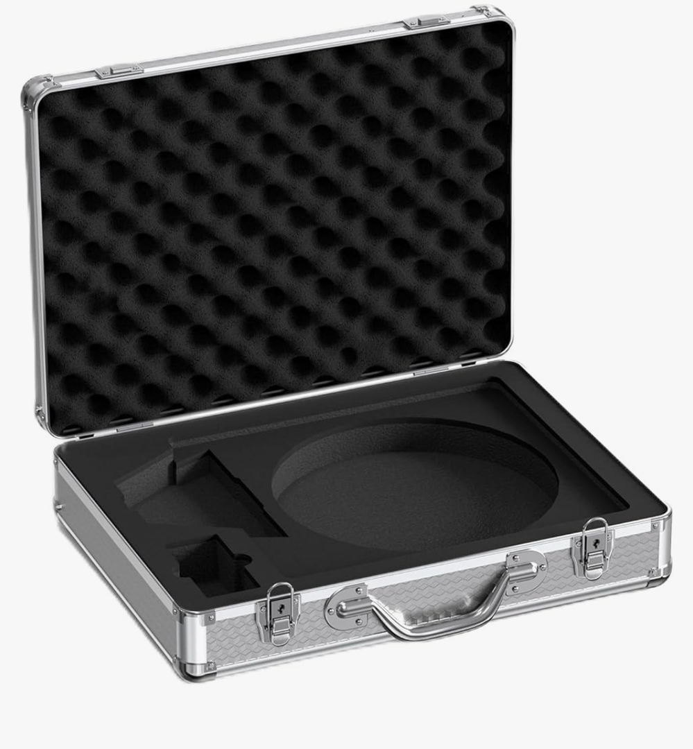 Starlink Mini Case, Aluminum Alloy Travel Suticase with Precision Form for Starlink Mini Dish, Kickstand, Pipe Adapter and Accessories