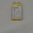 Acoustix - Stereo Earbuds w/In-Line Microphone & Remote- White On White