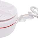 TOPINCN Powerful Motor Portable Mini Turbo Washer for Daily Laundry, Small Clothing Household Small Washing Machine Ultrasound Turbo Washer Laundry (USB Powered with Blue Light), White