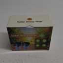 Wasp Traps Outdoor Hanging 2 Packs, Solar Powered Carpenter Bee Trap Yellow Jacket Hornet Catcher with LED Light, Reusable Wasp Deterrent Outdoor for Garden, Patio, Backyard, Camping