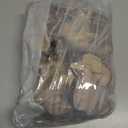 Teenyyou 12 Pcs Cowboy Boots Table Number Holders Wooden Photo Balloon Place Card Holders Cute Cowboy Picture Number Sign Stands for Western Party Birthday Wedding Party Event(Brown)