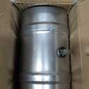 4" HVAC Duct Manual Volume Damper Metal Adjustment Airflow Ducting Backdraft Damper for Air Ventilation System HVAC