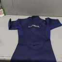 Aunua Wetsuit Girls and Boys Youth Size Navy Blue Neoprene Scuba Diving Swimming, Size 14US
