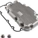 Upgraded 264-864 Aluminum Engine Oil Pan with Magnetic Drain Plug & Gasket Compatible with INFINITI Q50 2016 2017 2018 2019 2020 2021 2022 Q60 2017 2018 2019 2020 2021 2022 3.0L V6