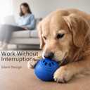 Smart Bouncing Ball for Dogs, Interactive Automatic Dog Toy with Remote Control, Bite-Resistant Pet-Safe Material, 3 Play Modes, USB-C Rechargeable LED Dog Ball for Small Medium Dogs (Blue)