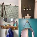 2 x Wood Wall Hooks,4 Pack Coat Hooks Wall Mounted, Modern Hat Hooks for Wall, Wall Hanger for Hanging Coat Towel Hat Bag Robe Jacket Clothes (Beech Wood)