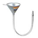 27.56" Steel Bendable Spout Funnel with Filter for All Automotive Oils, Metal Flexible Long Funnels for Automotive Use for Transmission Fluid, Diesel Fuel, and Other Liquids