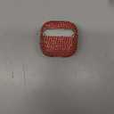 VISOOM Cute Jewelry Case for Airpods 4 Cases 2024 Cover Women, Sparkly Air pods 4 Gen Case Hard TPU Airpod Cases 4th Generation Glitter iPods 4 Cas with Bling Keychain for iPods Earbuds Airpods 4th (Christmas Red)