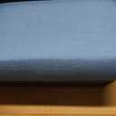 Arden Outdoor Midback Chair Cushion, 18 x 16.5, Rain-Proof, Fade Resistant French Blue Texture