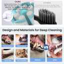 Bobopal Dog Tooth Brushing Kit,3-in-1 Dog Teeth Cleaning Tools,Ultrasonic Electric Toothbrush & Plaque Remover for Dogs with Water Flosser for Teeth,2 Modes & 3 Intensity Levels,IPX7,1100mAh Battery