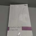 Mr. Pen- Basket Labels Clip On Set, 32 pcs, 30 Removable Bin Labels Clip On with 2 Chalk Markers (Black)