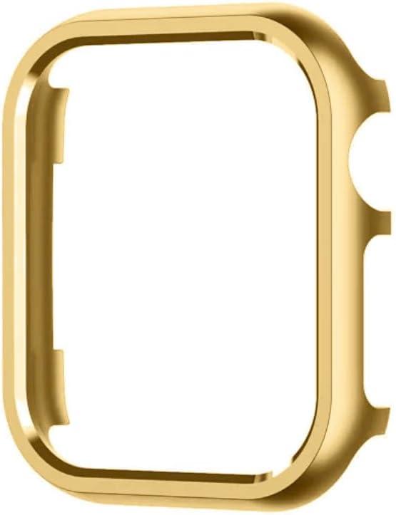 My Pretty Strap XOXO Protective Case for Apple Watch  Luxury Matte Metal Cover for Women, Scratch-Resistant  Compatible with Apple Watch 38/40/41/42/44/45/49mm Gold, Rose Gold, Silver, Champagne