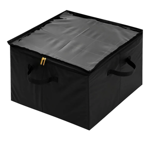 Shoe Storage Box with Divider Dustproof Shoe Storage Bins with Clear Lid and Handle Foldable Shoe Organizer Containers Easy to Assemble for Home Closet 20 inch x 16,5 inch x 12,5 inch. 2 Pcs