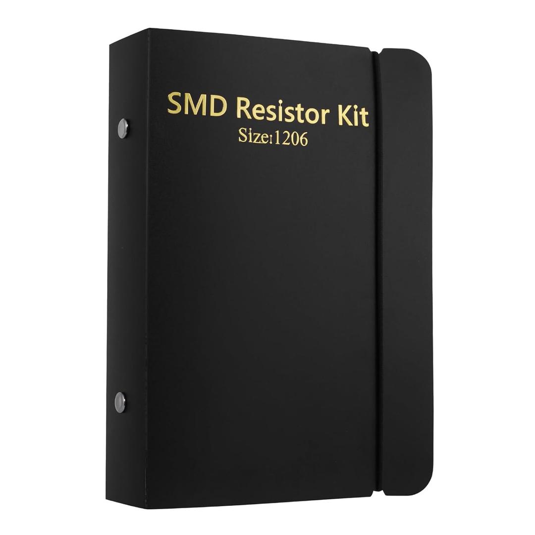 1206 Resistors Kit, 1% SMD Resistor Assorted Folder,170value x 50pcs = 8500pcs,Sample Book Kit for Electronic Components. (Resistor-1206)