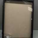 Shadow Box Frame 18x24, Wood Shadow Box Display Case with Glass Window Metal Lock, Memory Box for Memorabilia Awards Medals Photos Black