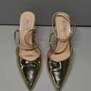 Susanny Heels for Women Stiletto Closed Pointed Toe Backless Dress Shoes High Heels Sexy Kitten Pumps Wedding Guest Party Dance Prom Dressy Comfort Shoes Size 9