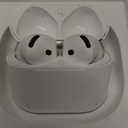 Apple AirPods 4 Wireless Earbuds, Bluetooth Headphones, Personalized Spatial Audio, Sweat and Water Resistant, USB-C Charging Case, H2 Chip, Up to 30 Hours of Battery Life, Effortless Setup for iPhone