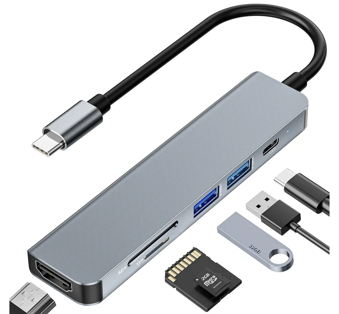 ZGEAR 5 Port USC C TO C AMP 2A W/1 HDMI