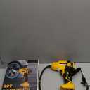 Tire Inflator Portable Air Compressor Compatible with Dewalt 20V Battery, DC 12V Car Power Supply, 160PSI Cordless Air Pump with LCD Pressure Gauge, LED Light, 5 Preset Modes for Car, Bike, Ball