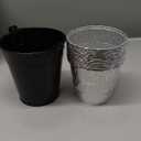 Drip Grease Bucket and 12-Pack Liners for Traeger 20/22/34 Series, Pit Boss etc Pellet Grill Smoker (Black 12)