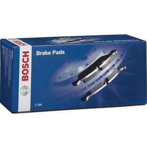 BOSCH BE2200H Blue Ceramic Disc Brake Pad Set with Hardware - Compatible with Select Nissan Altima, Kicks, Pathfinder, Rogue; REAR
