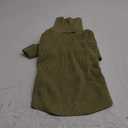 Queenmore Dog Sweater, Turtleneck Dogs Sweaters with Check Pattern, Winter Warm Dog Sweaters for Large Breeds, Solid Pull-on Pet Sweaters, Green L