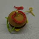 Hamburger Suction Cup Toys Holder for High Chair, Stroller Baby Toys 6-12 Months & Toddlers, 3 Tethers Keep from Falling, Great for Restaurant & Car Seat Airplane Travel