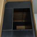 Geelin 1 Pcs Vertical Clipboard Holder, 12 Slot Wooden and Metal Clipboard Organizer, Desk File Organizer Storage Rack, Storage Stand Rack for Home, Office,No Assembly Required (Black)