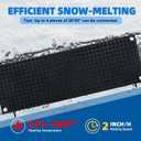 20 x 60 Inch Snow Melting Mats,Upgraded Heated Mat Anti-Slip Electric Snow Outdoor Winter Ice Heated Rubber Mat for Walkways/Driveways/Floor
