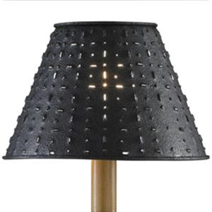 Metal Dot Dash Black 12" Shade