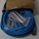 Sprinkler Hose 100FT, Heavy Duty Watering Hoses, Efficient Irrigation Tubing for Garden Lawn Sprinklers System with 40 Pack Staples