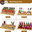 Spice Rack Organizer for Cabinet 2Pack, 3 Tier Expandable Bamboo Spice Storage, Great for Kitchen Cabinet, Cupboard,Pantry and More(Natrual) (Natural1)