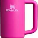 STANLEY Quencher H2.0 Tumbler with Handle and Straw 30 oz | Flowstate 3-Position Lid | Cup Holder Compatible for Travel | Insulated Stainless Steel Cup | BPA-Free | Violet Blossom
