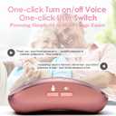 Wrist Blood Pressure Monitors for Home Use with Curved Screen, Rechargeable Bp Machine, One-Button Switch Voice and User, Easy to Use, 5.31-9.25inch Bp Cuff, with Storage Case Bp Monitor