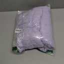 GLAMBURG 100% Cotton 2 Pack Oversized Bath Towel Set 28x55 Inches, Ultra Soft Highly Absorbant Compact Quickdry & Lightweight Large Bath Towels, Ideal for Gym Travel Camp Pool - Purple