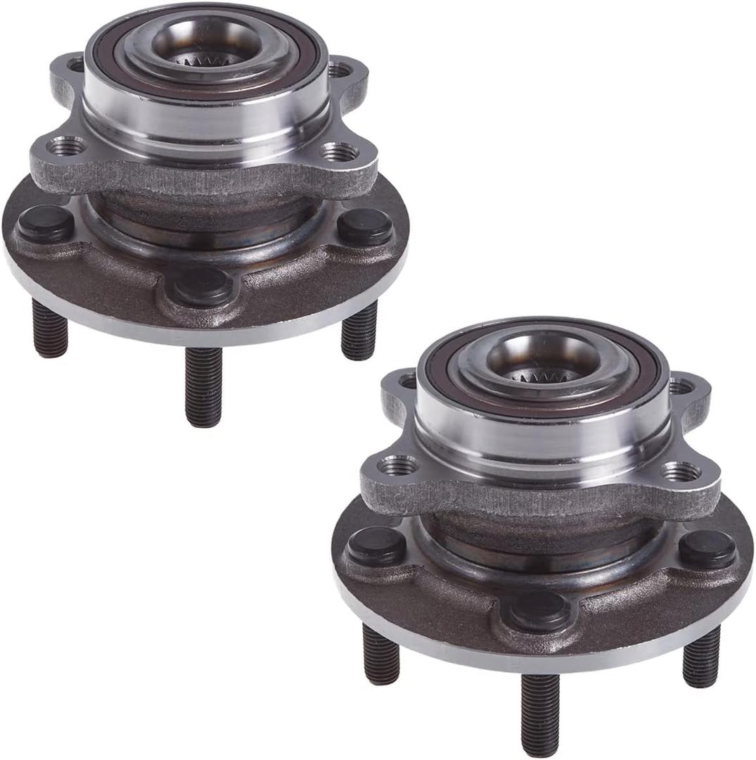 AUQDD 512498 x2 Front Wheel Hub and Bearing Assembly Compatible With 2013-2020 Fo-rd Fusion,2013-2016 Lin-coln MKZ # HA590481 DG9Z-1104-B