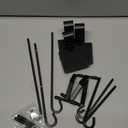 Fireplace Stocking and Garland Hanger, 2 in 1 Adjustable Heavy Duty Mantel Hangers, Garland Holder for Mantle Fits 0.5" to 7" Mantle No Drill, Christmas Garlands Clip for Holiday Decor (3pcs)