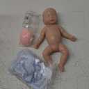 OtardDolls Silicone Baby Doll 10 Inch Full Body Soft Silicone Reborn Baby Handmade Reborn Baby Doll Mini Realistic Newborn Baby Dolls for Kids