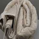 Premium Quality Velvet Quilted Bedding Set King Size Comforter 98x106 Cozy Solid Bedspread 3 PCS with 20x36 Pillow Shams Ultra-Soft Feel All Season Comfort,Beige