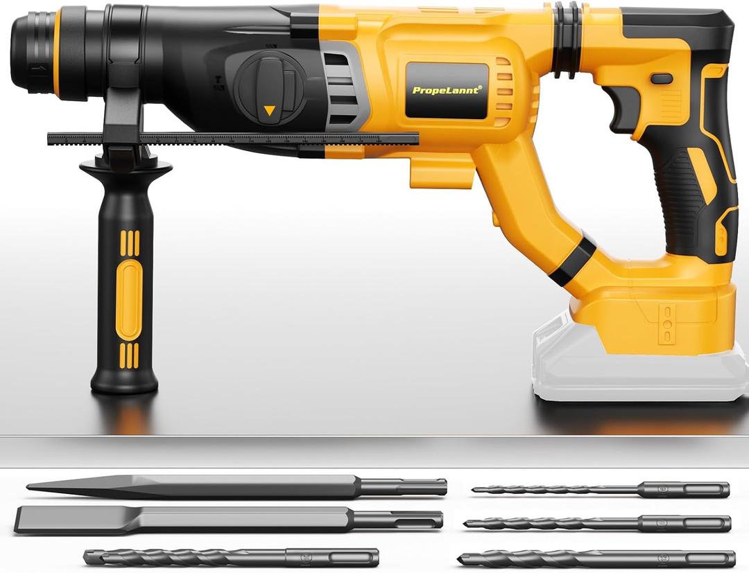 Cordless SDS-Plus Rotary Hammer Drill Compatible with Dewalt 20V MAX, 3J