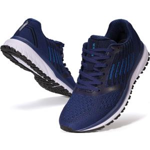 Joomra Whitin Men's Supportive Running Shoes Cushioned Athletic Sneakers (13, Blue)