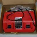 Dual Battery Charger Replace for MK-18 Milwaukee 6A Rapid Lithium Charger to Charge 14.4V-18V XC Lithium-ion Battery 48-59-1890 48-59-1812 48-11-1850 48-11-1820 48-11-1835 48-59-1802
