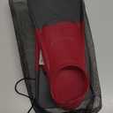 Gintenco Swim Fins, Kids Swim Training Fins for Lap Swimming, Travel Size Flippers with Mesh Bag, Silicone Swimming Fins for Kids Teens Adults Women Men