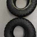 Set of 2 4.10/3.50-4 Tire and Inner Tube, Premium Rubber Wheelbarrow Replacement Parts for Hand Truck Lawn Mower Dollies Wagon Dolly Trailers Go kart