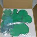 24 Pieces St. Patrick's Day Garage Door Decoration Magnets Happy St. Patrick's Day Green Shamrock Refrigerator Car Magnet Sticker Lucky Clover Magnetic Decals for Irish Party Holiday Supplies