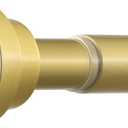 Tension Curtain Rod 31 to 75 Inch Gold Spring Tension Rods for Windows Adjustable Curtain Rod No Drilling Expandable Pressure Curtain Rod Shower Rods for Closets,Bathroom,Kitchen,Doorway