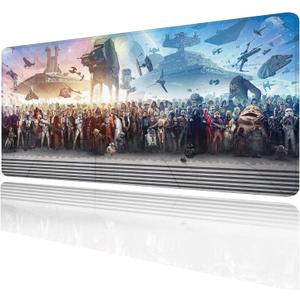 XXL Large Gaming Mouse Pad The Chosen One Custom Desk Pad, Mousepad with Anti-Slip Rubber Base, Stitched Frame Mouse Mat, Portable Desk Mat for Computer Keyboard Mice Laptop & PC,31.5X15.7 Inch (Pattern01)