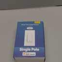 Meross Smart Light Switch Supports Apple Homekit, Siri, Alexa, Google Assistant & SmartThings, 2.4Ghz WiFi Light Switch, Neutral Wire Required, Single Pole, Remote Control Schedule, 2 Pack