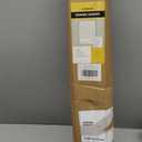 No Tools No Drill Cordless Roman Shades for Indoor Windows 100% Blackout, for Window Size 25" W  48" H White