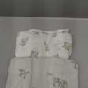 2Pack Mini Crib Sheets Fitted  38x26 Pack N Play Sheets for Pack and Play Mattress, Organic Cotton, Soft & Breathable Playard Bedding, Neutral Mini Toddler Bed Cover for Boys, Girls (Elly)